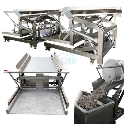 Buen precio Transportador que sube de alimentación móvil de la cinta transportadora del alzamiento industrial de la placa caja aislada plástica caja comercial del refrigerador en línea