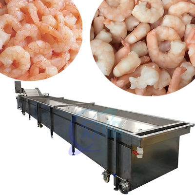 Buen precio Circulación de agua de alta eficiencia Refrigerador de camarones Peces y mariscos de camarón Máquina de enfriamiento de congelación rápida en línea