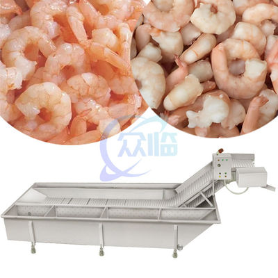 Buen precio Ahorro de energía Sushi camarón máquina de cocción de salida de agua Circulación de enfriador en línea