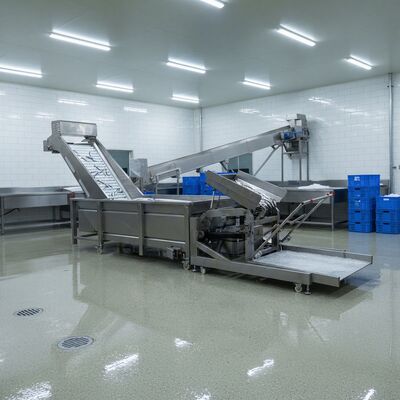 Buen precio Cucharón de elevación automático SUS304 para procesamiento de mariscos, cucharón de elevación automático estable, tolva de elevación automática Zolim en línea
