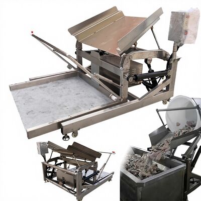 Buen precio Unidad de procesamiento de pescado automática de corte de 2,2 kW Unidad de procesamiento de salmón industrial con capacidad de 1000-1500 kg en línea