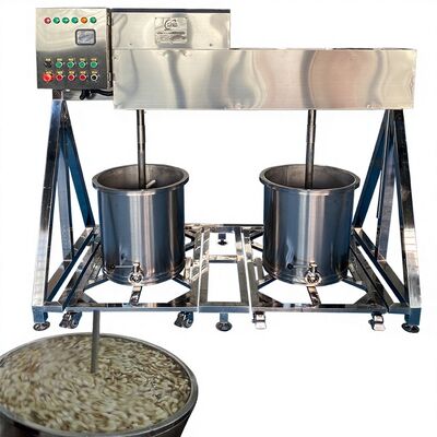 Buen precio Máquina de remojo de mariscos de acero inoxidable Mezcladora de alimentos automática de alta estabilidad 1.1KW Máquina de mezcla de mariscos en línea