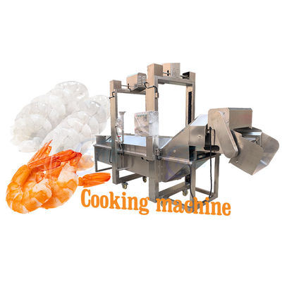 Buen precio 3P Multiscene Cocina de túnel de camarón, línea práctica de cocción a vapor de camarón en línea