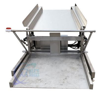 Máquina de procesamiento de camarón de control inalámbrico