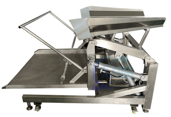 Equipo inalámbrico de procesamiento de camarones ISO, máquina automática de elevación de peces