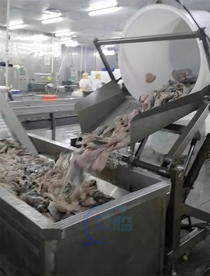 Equipo de procesamiento de mariscos de 2200W resistente al desgaste 300KG