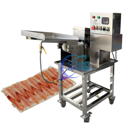 Buen precio 0.4KW Sushi camarón máquina de corte 60-80pcs/min Alta precisión en línea