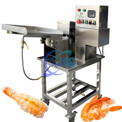 Buen precio Máquina de corte de camarón industrial ISO multifunción 850x800x1250mm en línea