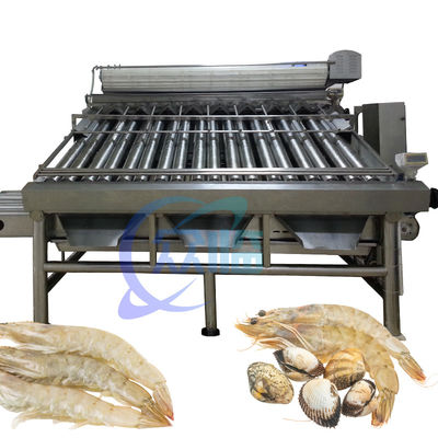 Buen precio Máquina de clasificación de camarones de 380V 50Hz multifuncional para el tamaño de la gambas en línea