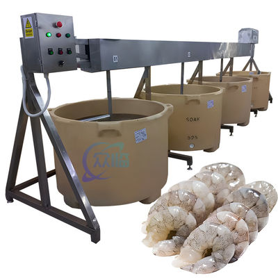 Buen precio Máquina de remojo anticorrosión Práctico 1.1KW para el procesamiento de mariscos en línea