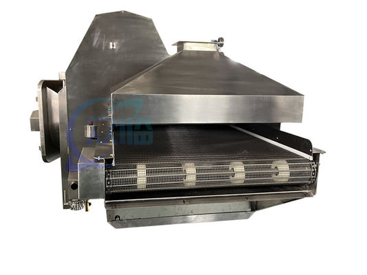 Buen precio 500-700KG/H Cocinadora automática de gambas, máquina de cocción estable de túnel de sushi en línea