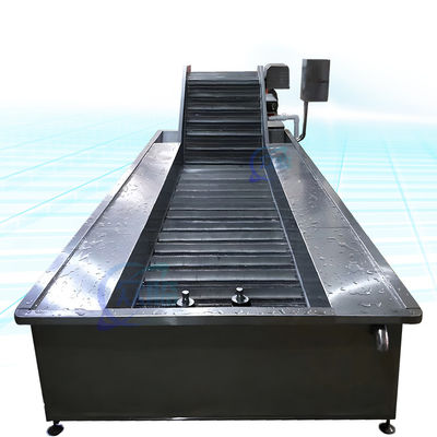 Buen precio Máquina de procesamiento de pescado comercial ISO 2.23KW, máquina de cocción de camarón anti-corrosión en línea