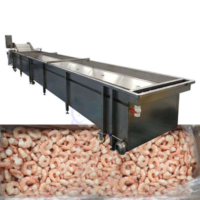 Buen precio Equipo de procesamiento de pescado de 380 V, máquina de procesamiento de camarón anti-corrosión en línea