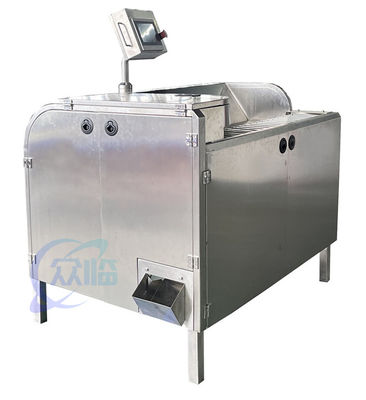 Buen precio 1.5KW Máquina práctica para pelar camarones Material de acero inoxidable de escenas múltiples en línea