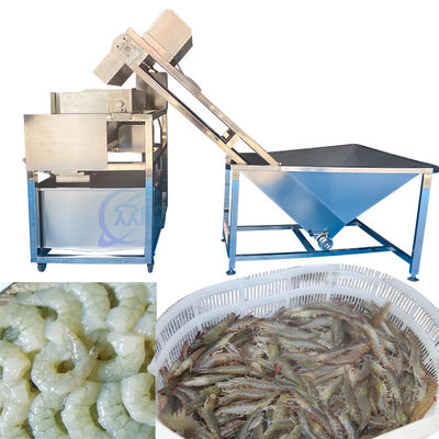 Máquina de limpieza de calamares de mar de 380V resistente al agua y anticorrosión