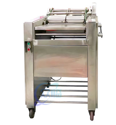 Estable SUS304 máquina para pelar peces, máquina semiautomática para limpiar sardinas