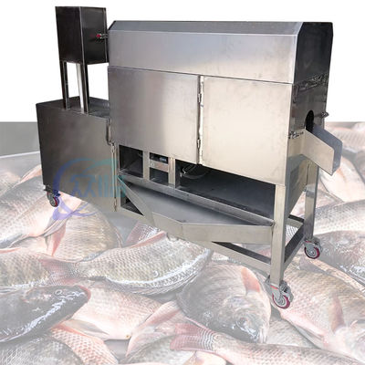 Buen precio Material de acero inoxidable de la máquina de evacuación de peces estable para la industria en línea
