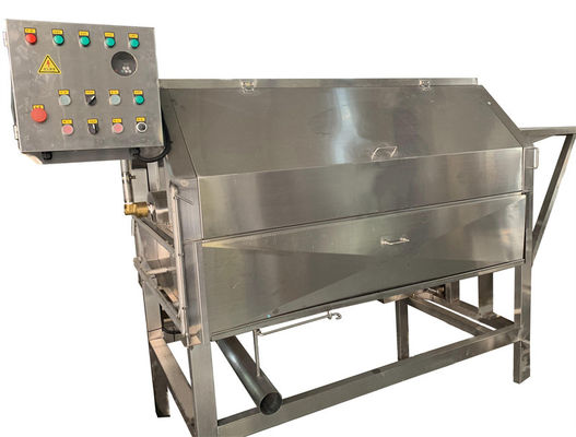 Buen precio 2Máquina de extracción de escamas de pescado duradera de 2 kW, equipo anti-corrosión para eliminar la escama de pescado en línea
