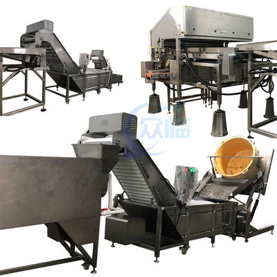 Buen precio Máquina de selección de camarón estable de 50 Hz, máquina de corte de camarón de acero inoxidable en línea