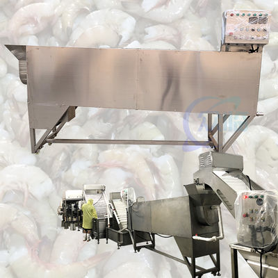 Máquina de extracción de la cabeza de camarón de acero inoxidable 380V 50Hz Práctico