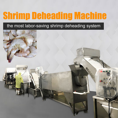 Buen precio Máquina de separación de cabeza de camarón Separador de cabeza y cuerpo de camarón Máquina innovadora de procesamiento de mariscos en línea