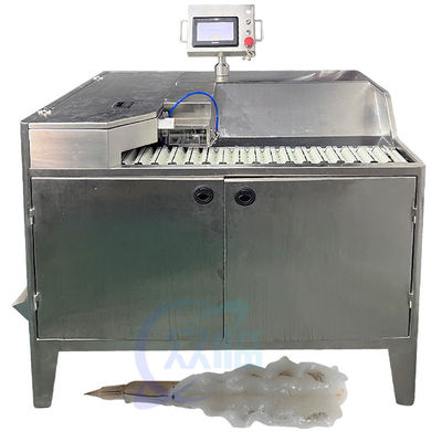 Máquina automática de exfoliación de camarones de mariposa con descascarillado de camarones Procesamiento de camarones Equipo multifuncional Camarones exfoliados e intestinados