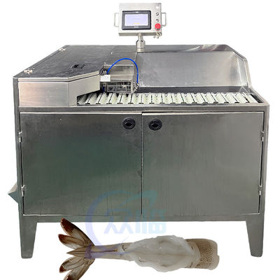 Buen precio Camarón eficiente de descascarado y de destripamiento Shell Separator del camarón completamente automático de la máquina en línea