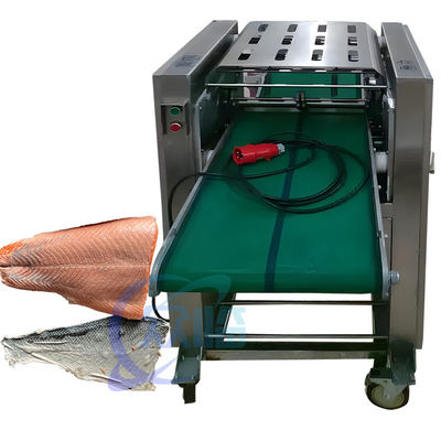Buen precio Máquina para pelar la piel del calamar de tilapia Automática de acero inoxidable Pequeña piel de pescado para quitar la piel de la piel de la calama de tilapia Cortar la piel de la máquina F en línea