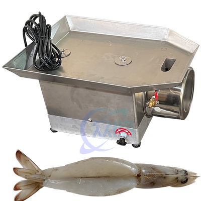 Procesamiento de camarones de mariscos Máquina de apertura de espalda de camarón Máquina de corte de espalda de producción de camarones