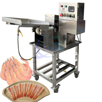 Buen precio cortador del vientre del camarón del sushi de la máquina de 60-80pcs/Min Cooked Shrimp Sushi Cutting en línea