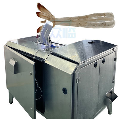 Buen precio Máquina automática de limpieza de viscera de camarón para pelar camarón en línea