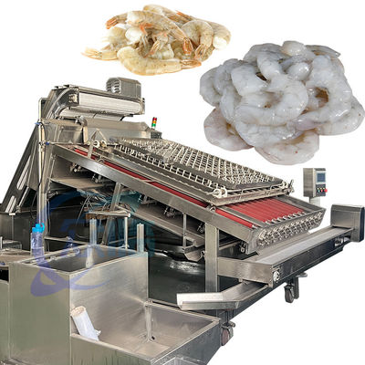 Buen precio Equipo de exfoliación de camarones de gran capacidad / Exfolador de camarones Deveiner / Máquina de exfoliación de caparazones en línea