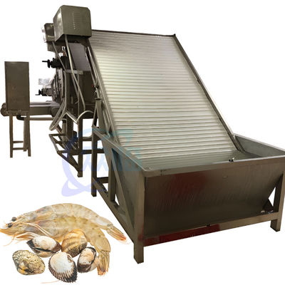 Grado alimenticio de acero inoxidable de camarón grater de tambor pequeña máquina de clasificación de pescado