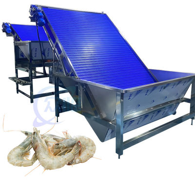 Máquina para clasificar el camarón fresco Máquina eléctrica para clasificar el tamaño del camarón Máquina multifuncional para seleccionar el pescado y el camarón