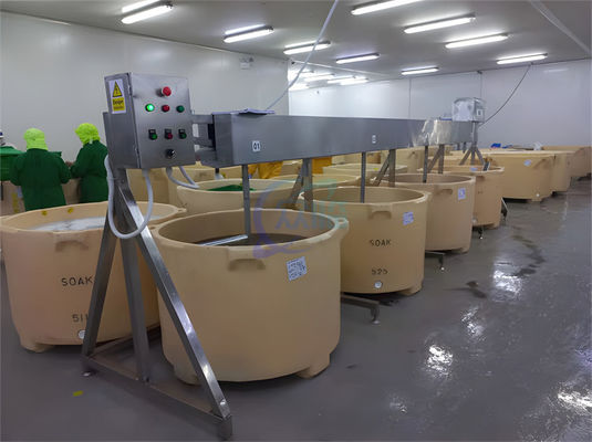Buen precio Mezclador de tambor de gran capacidad Procesamiento de camarones en línea