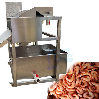 Buen precio Máquina de limpieza y separación de desechos de camarón, máquina de limpieza de rodillos de pelo de camarón en línea
