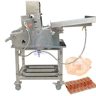cortador del vientre del camarón del sushi de la máquina de 60-80pcs/Min Cooked Shrimp Sushi Cutting