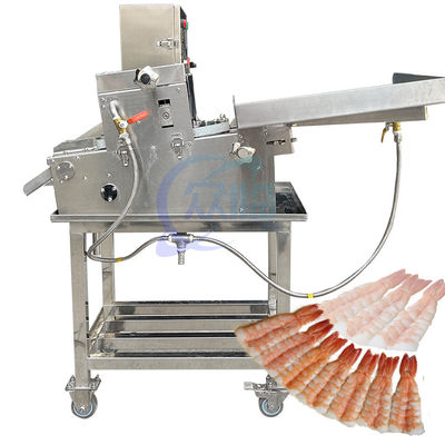 Cortadora abierta de la parte posterior del camarón de la máquina del vientre del camarón del sushi de la alta precisión