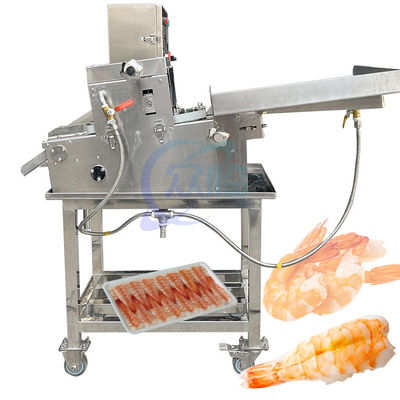 Buen precio Cortador semiautomático de la gamba del cortador del vientre del camarón del sushi de la cortadora del camarón en línea