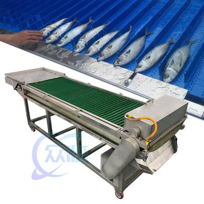 Buen precio Máquina de cortar en trozos para el procesamiento de pescado máquina eléctrica de descabezado en línea