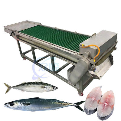 Buen precio Máquina cortadora de caballa Máquina cortadora de caballa Línea de producción profesional de procesamiento de pescado de acero inoxidable en línea