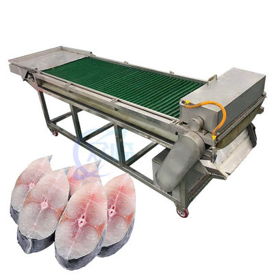 Buen precio Máquina cortadora de caballa Cinta transportadora de procesamiento de pescado Máquina cortadora de pescado Qingzhan en línea