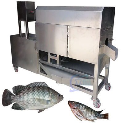 Buen precio Máquina de limpieza y extirpación de tilapia Arinda matando peces Máquina de evacuación y escamación de peces Máquina de abdomen abierto en línea