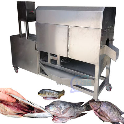 Máquina de limpieza de peces multifunción abertura de espalda abdomen de los peces Scaler Extracción de tripas de la máquina