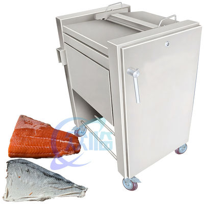 Automático de acero inoxidable Pequeño de la piel de los peces de eliminación de pelaje de corte de la piel de la máquina para el pescado de la máquina de pelaje de la escala de pescado