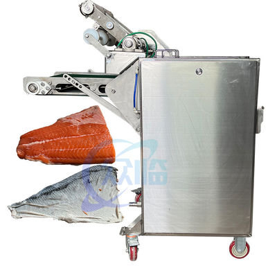 Buen precio Máquina semiautomática para desollar peces Lavado y procesamiento de pieles de calamares y tilapia Máquina para desollar peces en línea