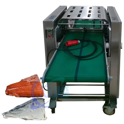 Línea de procesamiento de pescado Línea de producción Equipo de corte de piel de pescado Máquina de pelado de acero inoxidable Línea de procesamiento de pescado