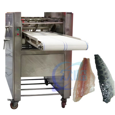 Buen precio Máquina de procesamiento de pescado de acero inoxidable 304 máquina de piel de sepia de alta calidad en línea