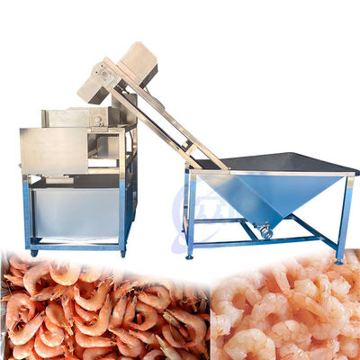 Buen precio Máquina de procesamiento de camarón, máquina de procesamiento y limpieza de pelo de camarón, clasificador de residuos de camarón en línea