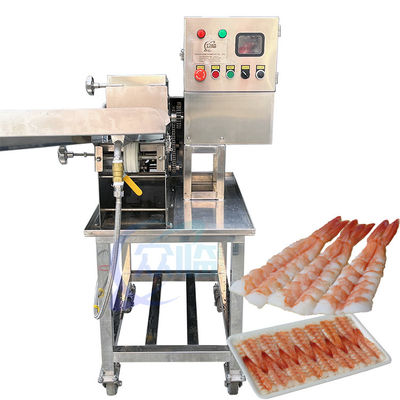 Buen precio Cortadora acuática del camarón del sushi de la máquina de proceso del camarón de la alta precisión en línea